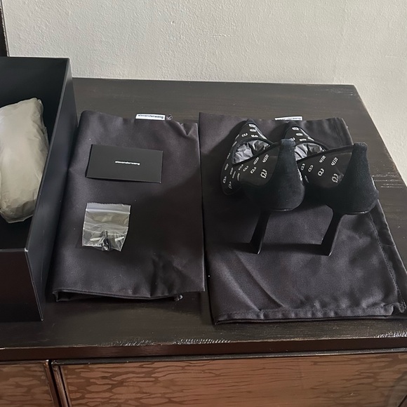 Alexander Wang DELPHINE 105 PUMP IN MESH/CRYSTAL - Picture 7 of 11